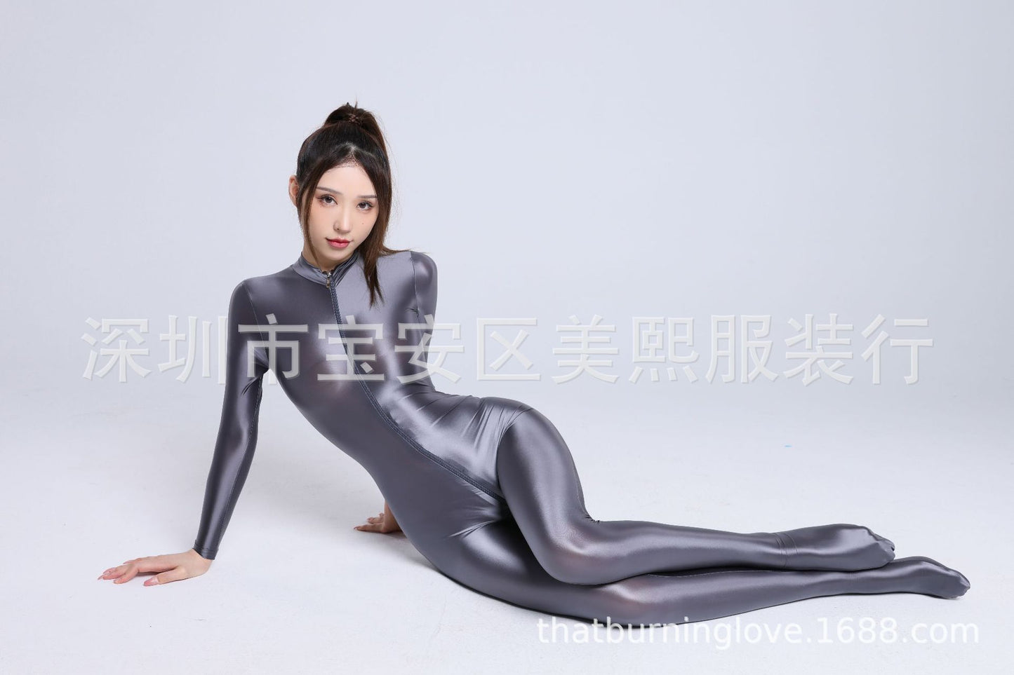 Women's Shiny And Smooth Jumpsuit