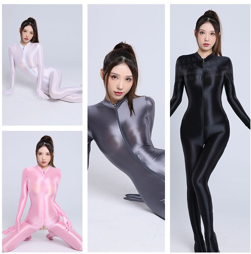 Women's Shiny And Smooth Jumpsuit