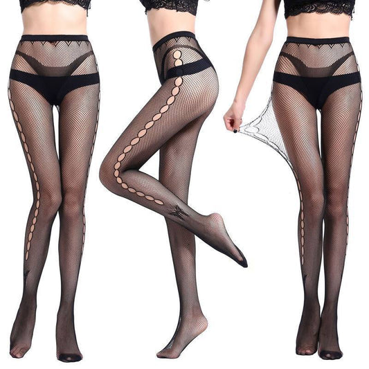 Base Stockings Semi-permeable Lace Sexy Polyester Stockings Net Pants