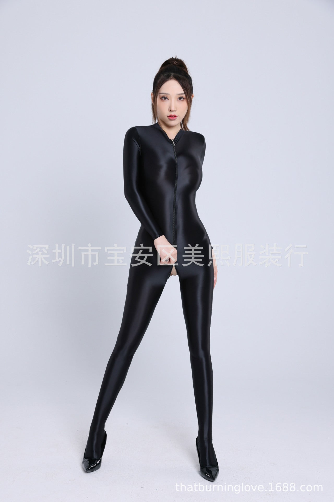 Women's Shiny And Smooth Jumpsuit