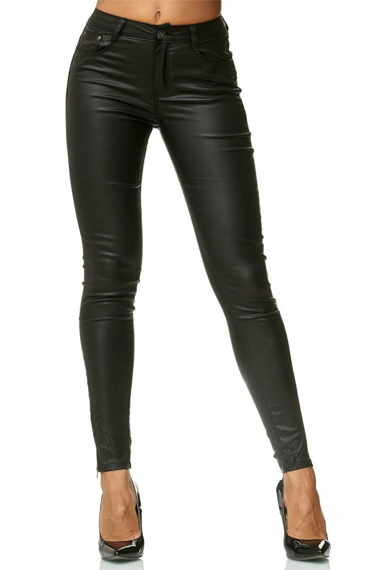 Faux Leather Pants For Women