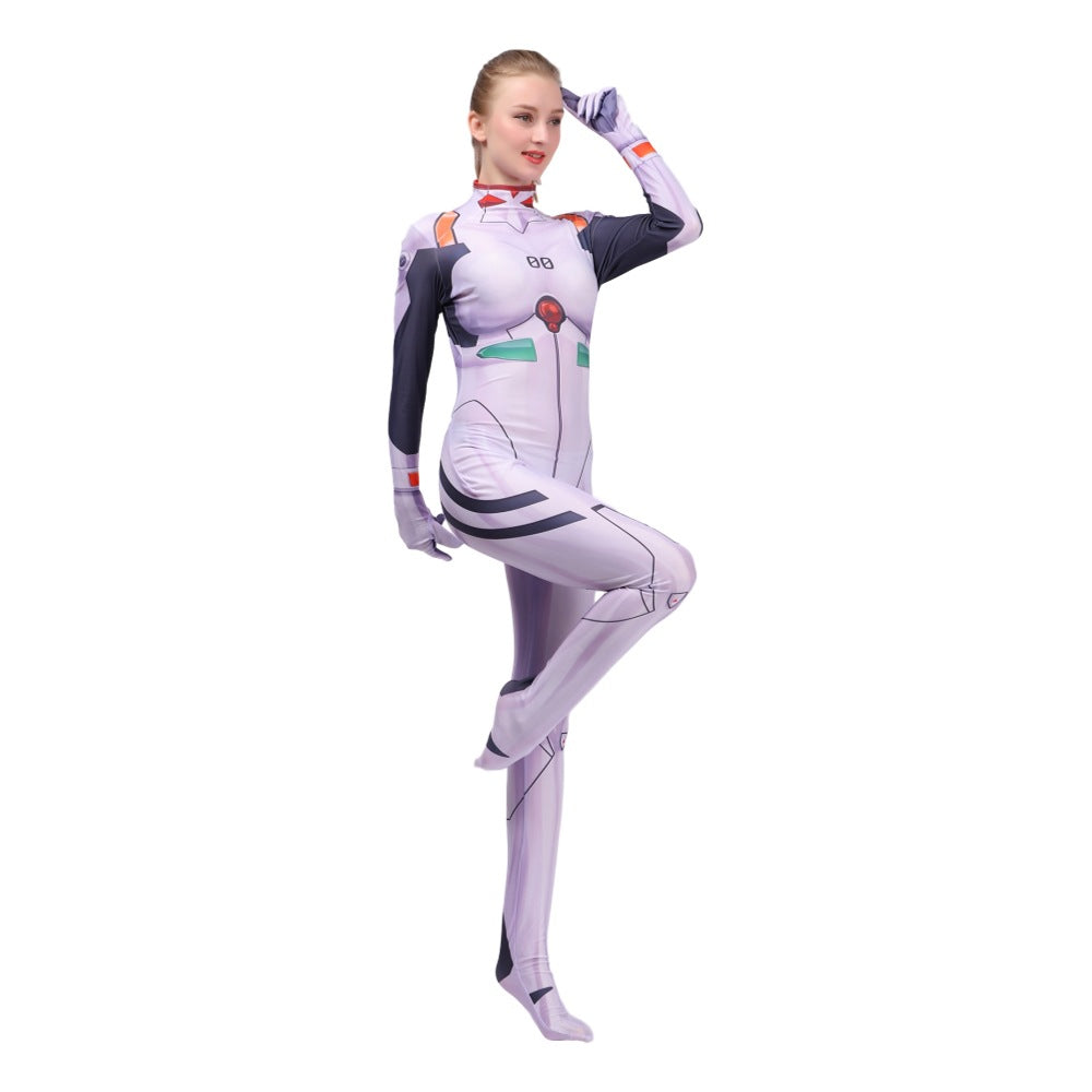 Ayanami Rei Cosplay Bodysuit Anime Costume