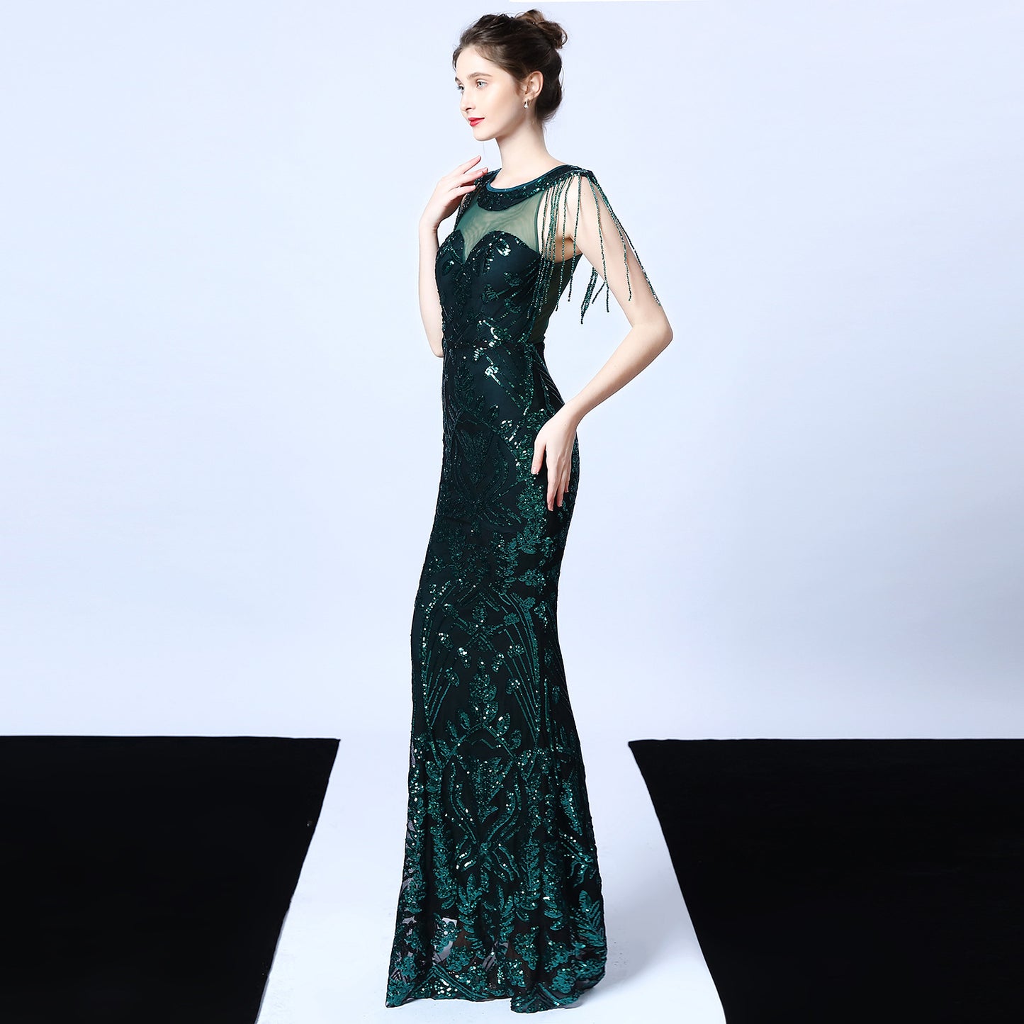 Party dress long banquet slim fit