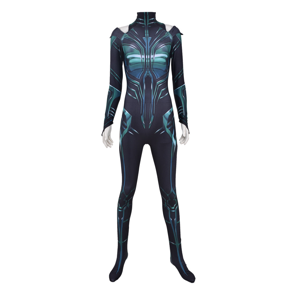 Zip Bodysuit Hela Cosplay Outfit