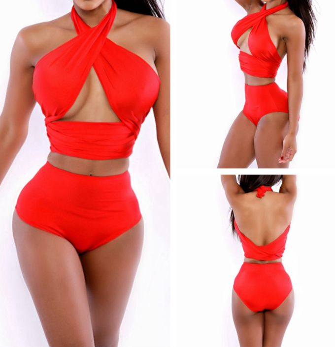 Bandage Bikini Swim Suit Women